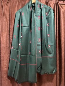 Winter Shawl Green