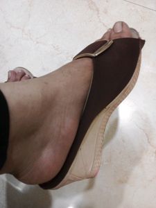 Heels Brown Wedges
