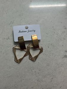 Gold Metal Earring