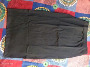 Elegant Black Midi Skirt