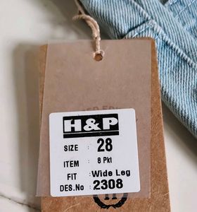 8 pocket Light Wash Denim Cargo Pants