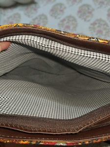 “Rang Mahal Tote” Embroidered Heritage Handbag