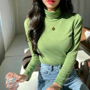 💚 Green Turtleneck Long Sleeve Top ✨