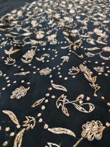 aari work saree 😍 black 🖤