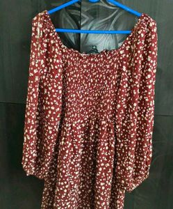 Floral Print Mini Dress