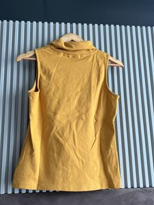 High Neck Double Folded Top (Yellow)