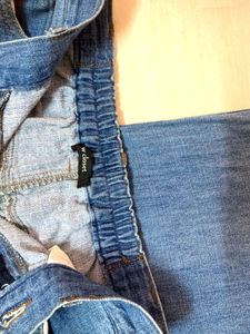 Women Regular High Rise Flared Blue Jeans