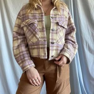 Zara Plaid cozy Shacket