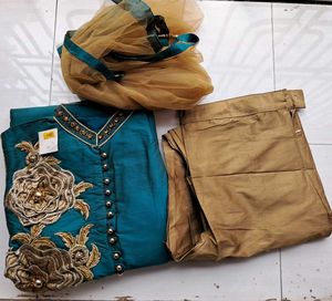 Sea Green Kurti Pant (Womens)