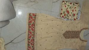 Embroiderd Lemon Yellow Suit