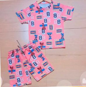 Pink Kids Short Set