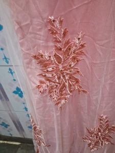 Embroidered Pink Dress