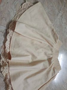 Lace Trim Skirt