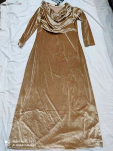 velvet gown