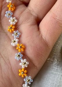 Flower Beaded Bracelets