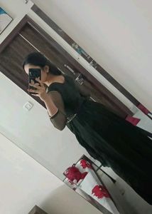 Elegant Dark Green Ethnic Gown