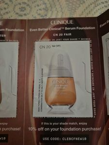 Clinique Foundation Sample