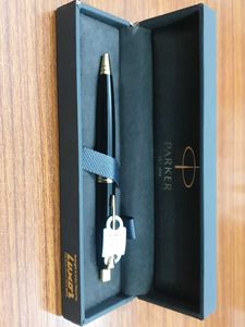 Parker Aster Laque Black Gold Trim Ball Pen