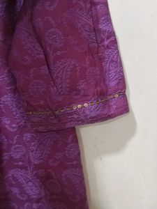 Purple Kurta