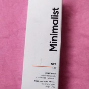 Minimalist Sunscreen