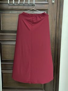 Burgundy Maxi Skirt