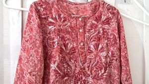 Women Silk Short Kurta