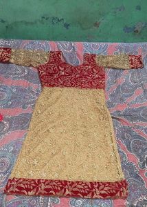 Red & Gold Kurti