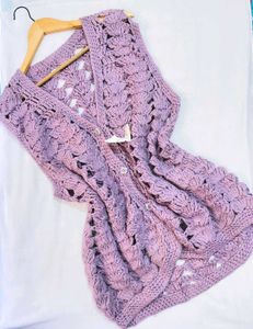 Pinterest Crochet Lavender Vest B