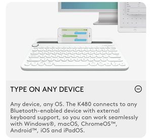Logitech K480 Bluetooth Wireless Keyboard