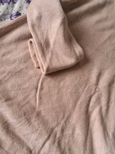 Blush Pink Mock Neck Sweater