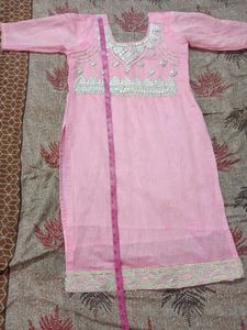 Pink Embellished Kurti(2 Pis 99) Combo Offer