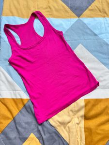 Pink Racerback Tank Top
