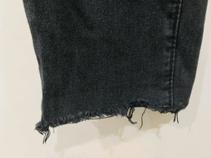 Black High Waist Denim For Women Size 26