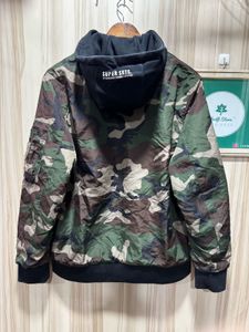 ERA Camouflage Pattern Reversible Hooded Jacket