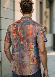 Abstract Art Print Shirt