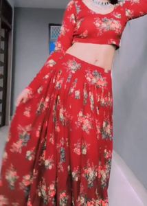 Floral Lehenga Choli Set