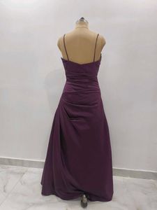 Elegant Purple Evening Gown