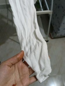 White Turtleneck Top