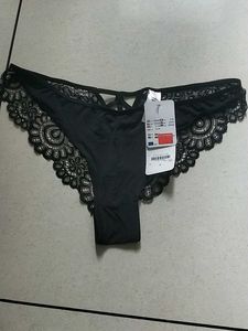 XL Black Lace Trim 🩲 (flame)