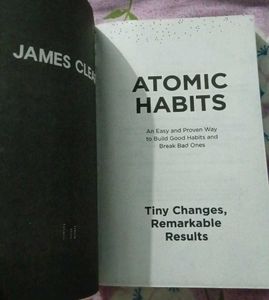 Atomic Habits Book