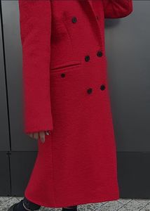 Korean Style Red Overcoat ❗️❗️