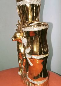 Vintage Golden Deer Statue Decor