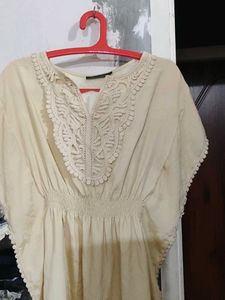 Elegant Beige Lace Top