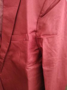 Maroon Formal Blazer For Men