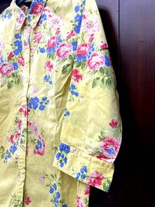 Floral Button-Down Shirt