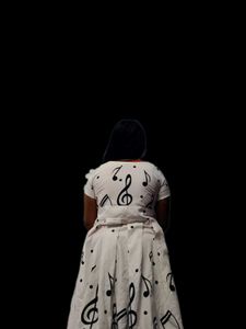 Miss Ayse Branded White Musical Dress