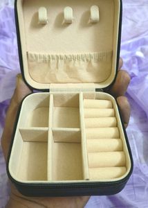 Black Jewellery Box Organiser For Women Portabl
