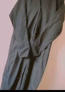 Soft Denim Saudi Abaya🖤