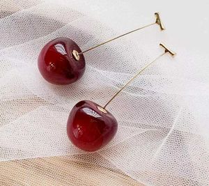 Cherry Drop Earrings - Fun &amp; Unique!