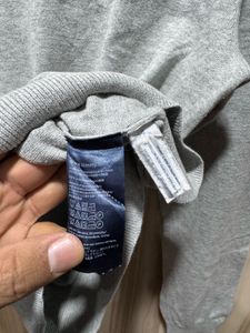 Tommy Hilfiger Grey Crewneck Formal Pullovr